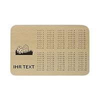Frühstücksbrett Mit Gravur - Personalisiertes Holzbrett Als Geschenk Für Januar-Geburtstagskinder