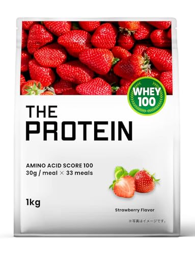 ザプロ プロテイン 1kg ストロベリー 風味 ホエイプロテイン ビタミン 11種 国内製造 低糖質 低脂質 高タンパク 筋トレ WPC ぷろていん 武内製薬 THE PROTEINのサムネイル