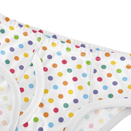 Boys' Exclusive Briefs Toddler Underwear 95% Combed Cotton Boxerbriefs 2T Polka - Dot Pattern 64