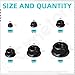 Cimeton 150PCS 304 Stainless Steel Serrated Metric Flange Nuts Assortment Kit Hex Lock Nuts M3 M4 M5 M6 M8 M10 Flange Locknuts for Machinery Manufacturing Industrial DIY Use Silver