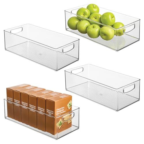 Organiseur placard cuisine transparent contre le désordre des emballages