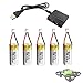 Produktbild HSKB RC Drohne Ersatz Upgrade Backup Li-po Batterie | 3,7 V 180 mAh | Hochleistungs-Lithium-Polymer-Batterie mit 5 in 1 Charger und USB-Leitung für RC Drone A20 A20W Ersatzteile 5Pcs