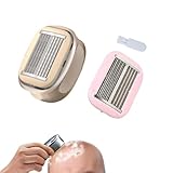 Entretien facile et hygiène assurée：Le rasoir tete chauve homme est équipé d’un manche ergonomique antidérapant pour une prise en main précise, même sous l’eau. La lame et le corps sont entièrement lavables, permettant un nettoyage complet après chaque rasage. Cette conception garantit que votre rasoir crane reste propre et prêt à l’emploi.