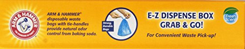 ARM & HAMMER 71041 Easy-Tie Waste Bags, Blue, 75 Count - Pack of 1 - Image 5