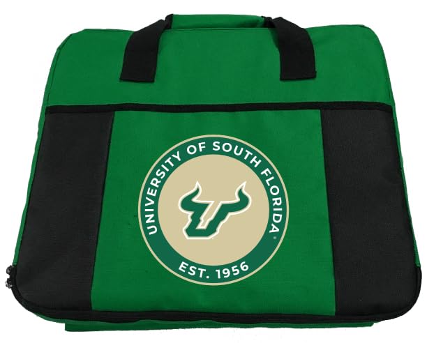R and R Imports South Florida Bulls Seat Cushion Officially Licensed Collegiate Product Green