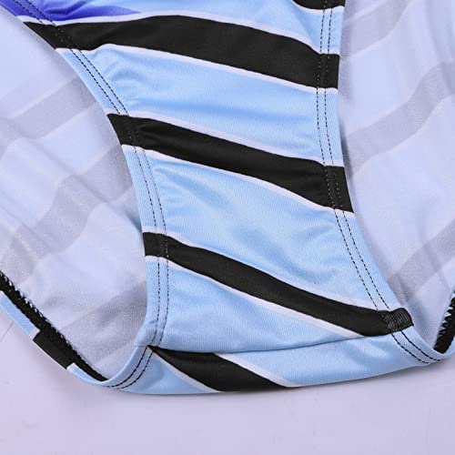 Tankini tendance pour femme avec short chic imprimé rayures - 6