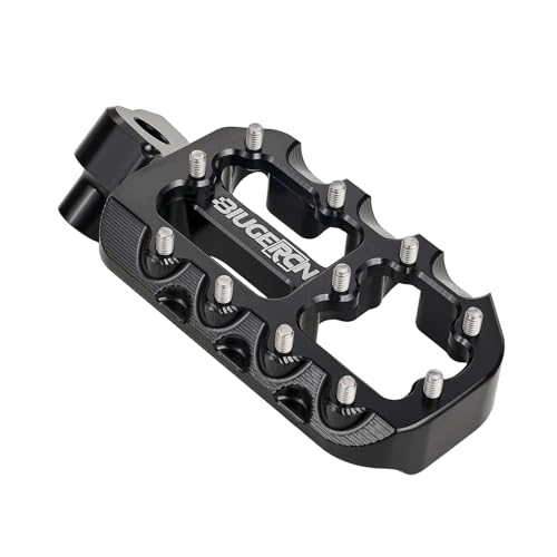 Image of JFG RACING Dirt Bike Foot Pegs,Forged 6063 Aluminum CNC Rest Pedal Footpegs for YZ65 18-26 /YZ85 02-26 /YZ125 97-26 /YZ250 98-26 /YZ250F 01-22 /WR250F 01-24 /YZ450F 03-22 /WR450F 03-26 /YZ125X YZ250X-Black