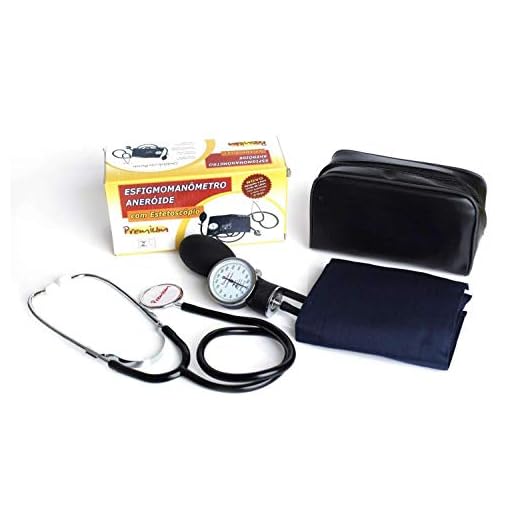 Kit Estetoscópio + Aparelho De Pressão Arterial Premium