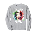 italia ragazza bandiera italiana donna italiana bandana felpa