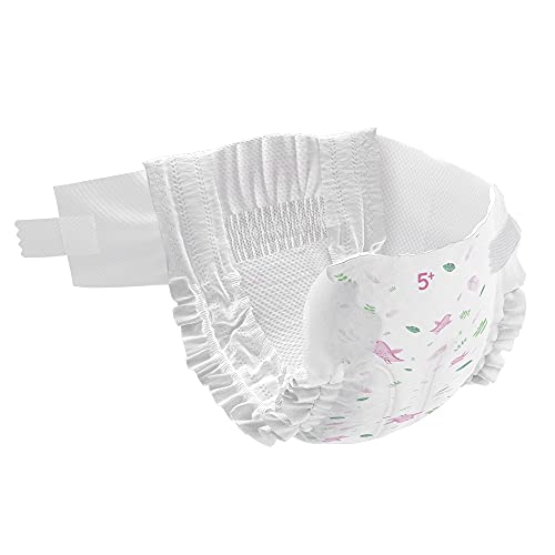 Amazon-Marke: Mama Bear Premium Windeln Größe 5+ (11-17 kg), Weiß, 148 Stück (2 Packungen mit 74)