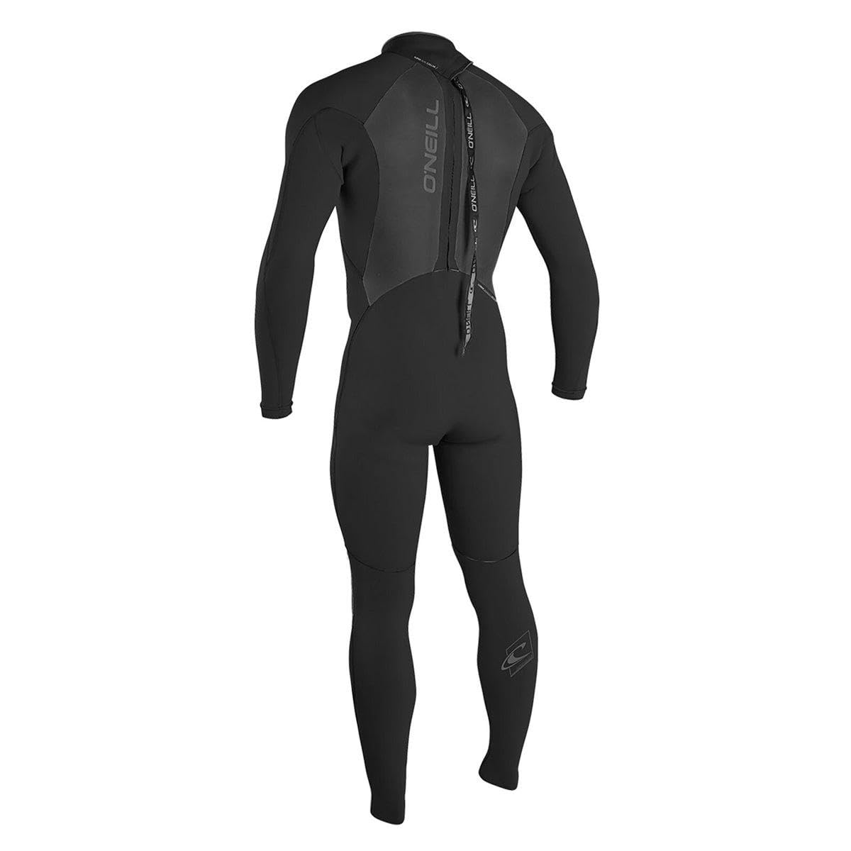 O'; Neill Epic 5/4 mm Back Zip GBS Wetsuit – Nero – Smoothskin Fluidflex ? Firewall – Krypto Knee Padz