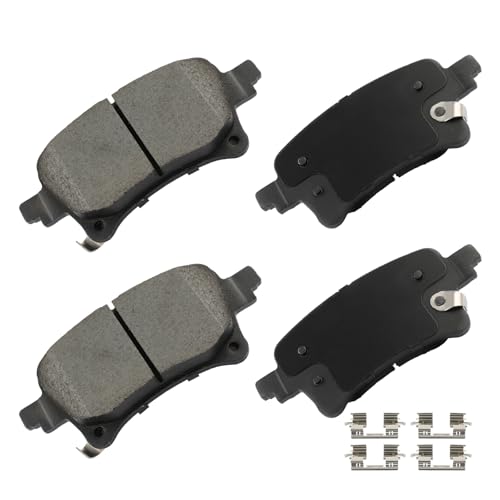 Image of cciyu D2233 Rear Ceramic Disc Brake Pads Kit For Jeep For Gladiator 2020-2023,For Jeep For Wrangler 2021-2022