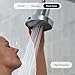 Qure Shower Filter Head for Hard Water, healthier Hair, Skin & Nails, Reduces 99% Chlorine, High Pressure Showerhead, Improve your Beauty and Skincare Routine, Dermatologist-approved - Silver