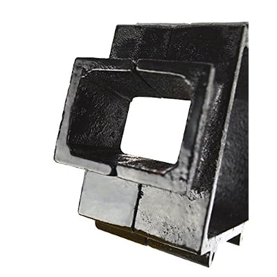 Cast Iron 2-Part Sand Casting Flask Mold Frame for Delft Clay and Petrobond Sand Casting for Jewelry Making and Metal Pouring
