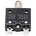 5A Circuit Breaker Push Button Reset Breaker Thermal Overload Protector Manual Reset 125V 250V AC 50V DC L1 Series Industrial Breaker, Black