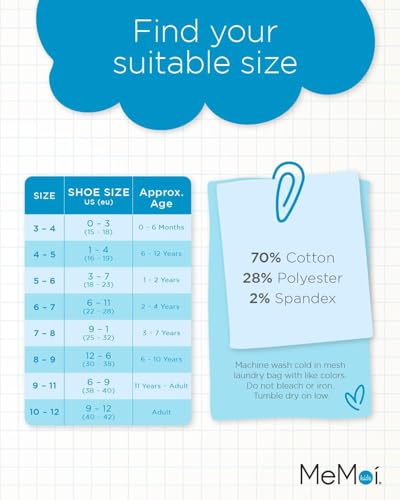 MeMoi Boys Striped Cotton-Rich Fine-Gauge Crew Sock4