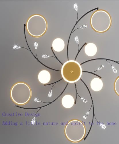 Lampe de plafond LED télécommandable à intensité variable chambre - 6
