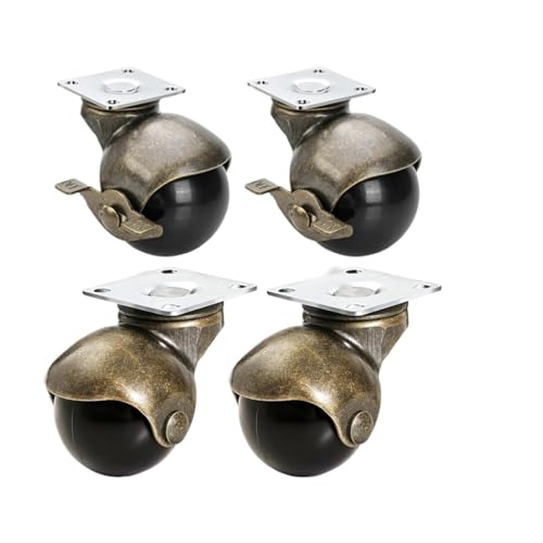 4�� 1.5/2�C���` �{�[���L���X�^�[�z�C�[�� �u���[�L�Ȃ� �u�����Y�S���� ��]�L���X�^�[ �I�t�B�X�`�F�A �\�t�@ �v���b�g�t�H�[���p(2 inch combo)