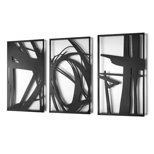 Sculptures murales texturées 3D métal pour habiller un grand mur vide