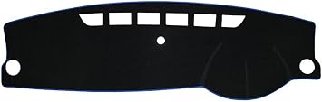 Dashboard Cover Mat For VW For Jetta For A6 For MK6 For 5C6 2011-2018 Car Dashboard Cover Mat Avoid Light Pad Anti-UV Sun Shade Color RHD Blue side