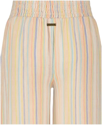 Image of Billabong Girls' New Waves Mid-Rise Wide Leg Pants, Elastic Waistband, Front Pockets