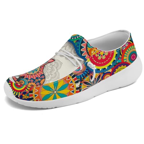 Mandala Shoes Women Men Loafers Slip-on Sneakers Funny Animal Gifts for Her Him3