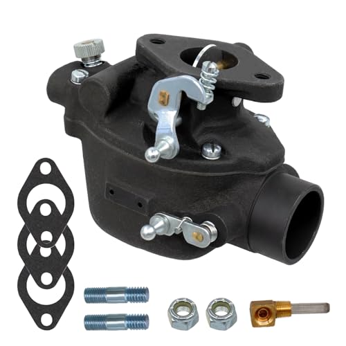 8N9510C-HD Carburetor Cast Iron Compatible with Ford Tractor 2N 8N 9N Heavy-Duty Marvel Schebler Carburetor Ford 8N Carb Cast Iron TSX33 TSX241A TSX241B TSX241C Replace 8N9510C 9N9510A B3NN9510A