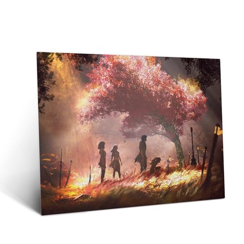 Poster Clair Obscur Expedition 33 design Sword Graveyard décor déco geek moderne haut de gamme