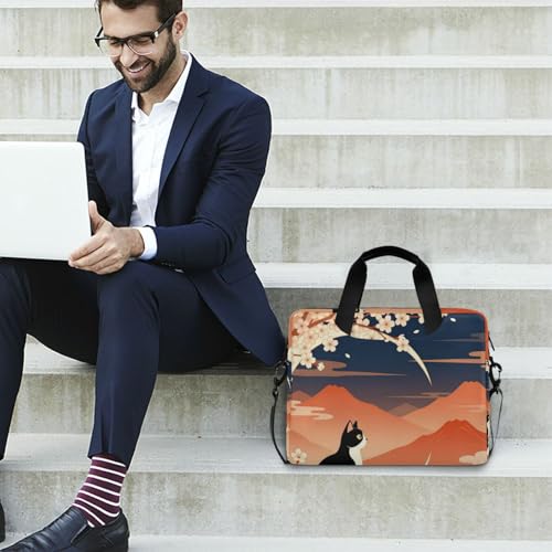 Bolso bandolera para laptop 15.6 pulgadas con asa y correa miniatura 3