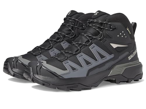 Salomon Homme X Ultra 360 Mid GTX Chaussure de Trail, Black/Magnet/Pewter, 42 EU