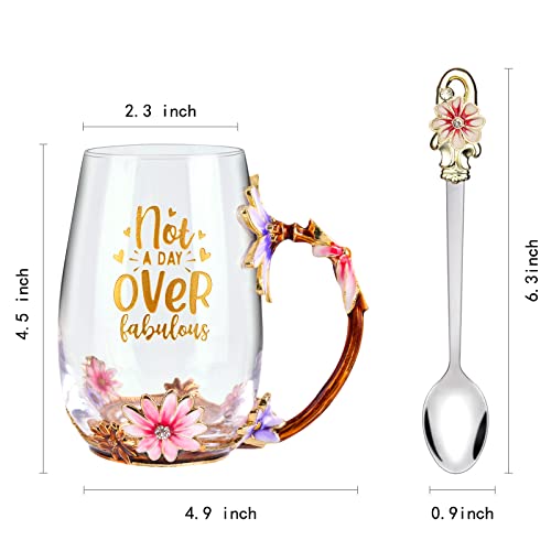 Oeago Birthday Gifts For Women Mom Tea Cup Unique Friendship Mothers Valentines Day Gifts For Her From Daughter Son Ideas For Friend Female Sister Coworker #TOP1
