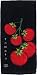 Calphalon Textiles Fiber Reactive Tomato Print on Kitchen Towel, Black