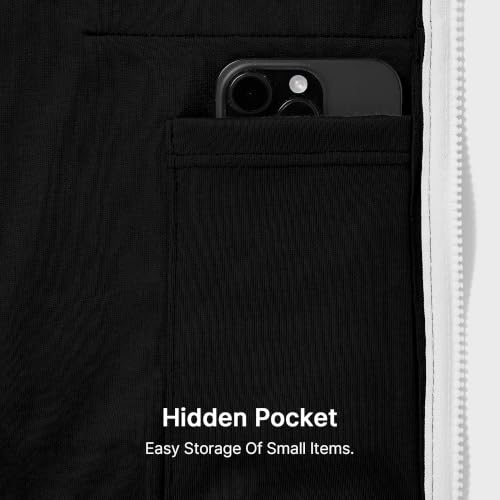 Image of Ohoo Mens Slim Fit Sleeveless Lightweight Zip Up Hooded Sweatshirt Vest Hoodie