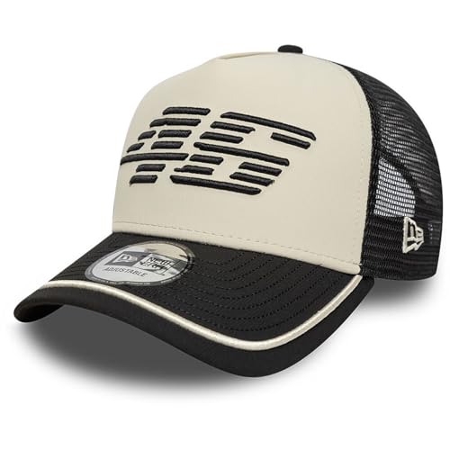 New Era Recycled Stripe EF Trucker VR46 GRABLK - Gorras para hombre, gris, OSFM