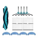 ZJFIOFWF メインサイドブラシフィルターは、MONSGA MS1 MAX、Q8 Max、Mova E10、Liectroux M70 Pro、Mamibot EXVAC700 Pioneerパーツと互換性があります。(003)