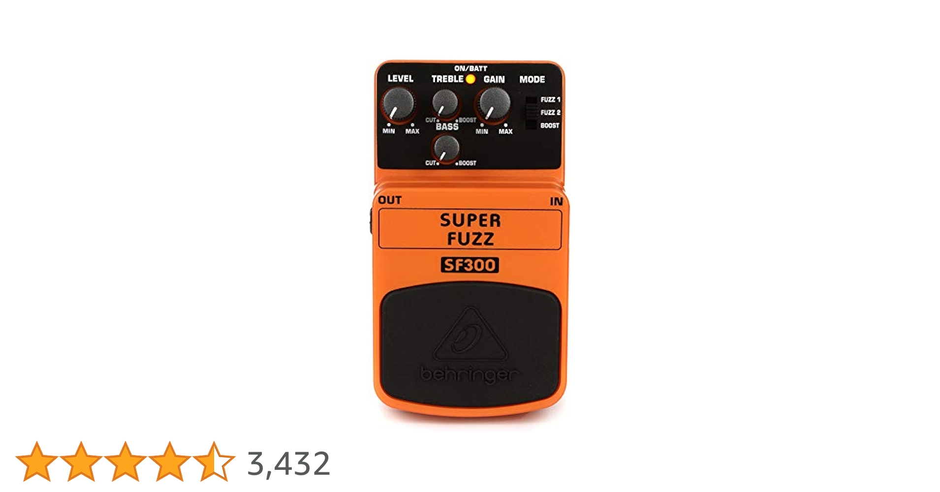 BEHRINGERベリンガー ウルトラフィードバック／ディストーションFD300 BEHRINGER: フィードバック/ディストーション FD300 サウンド