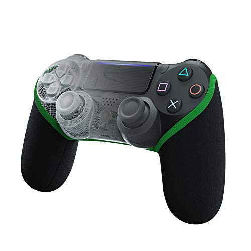 SMART GRIP Housse de manette PS4 - Antidérapante - Lavable - Personnalisable - Pour manette de PS4 - Vert