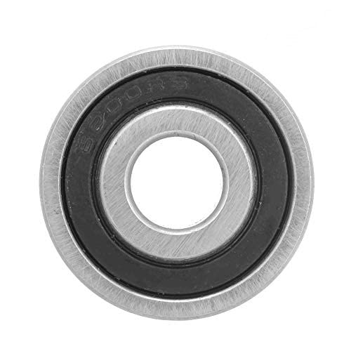 10Pcs 6200RS Ball Bearings, 0.39 inch Double Rubber Sealed Shielded Miniature Deep Groove Bearings for Skateboards Inline Skates Scooters Roller Blade Skates Long Boards