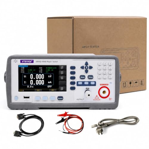 AC/DC/IR Hipot Tester Insulation Resistance Tester with 5kVAC 6kVDC 10GΩIR