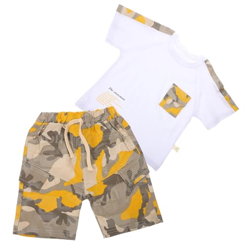 Ropa de verano para niño pequeño con diseño moderno y elástico