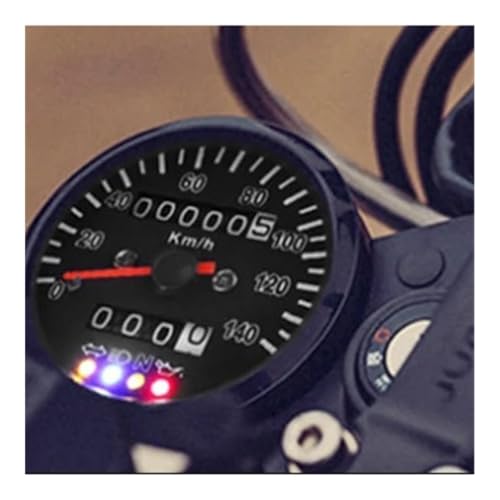 Compteur de vitesse moto rétroéclairé 12V universel avec indicateur kilométrique