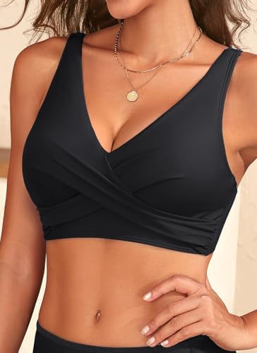 Women Underwire Bikini Top - Push Up Bathing Suit Top Large Bust Swim Top 2025 Swimsuit Top4