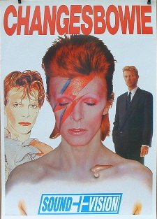 Poster David Bowie Sound & Vision souvenir d'une icône de la musique