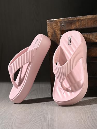 Image of DOCTOR HEALTH SUPER SOFT Women Soft EVA Flip Flops | Lightweight Cushioned Slippers | Anti-Slip Casual Sandals for Indoor Outdoor Everyday Wear