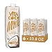 Vita Coco Vanilla Organic Coconut Milk, Plant Based, Dairy Free Milk Alternative - Gluten Free, Soy Free, Seed Oil Free, Unsweetened - Perfect Add to Cereal, Smoothies, Desserts - 33.8 Ounce (Pack of 6)