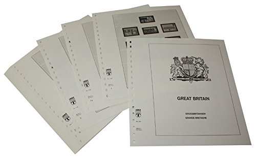 Feuilles pré-imprimées Grande Bretagne LINDNER album timbre 1970-1980