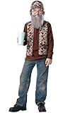 Duck Dynasty Uncle Si Child Costume, Size Small/4-6