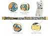 Unique style paws Dog Collar Green Pumpkin Flower Metal Buckle Durable Puppy Collar Halloween for Small Medium Large Boys Girls Dogs #1