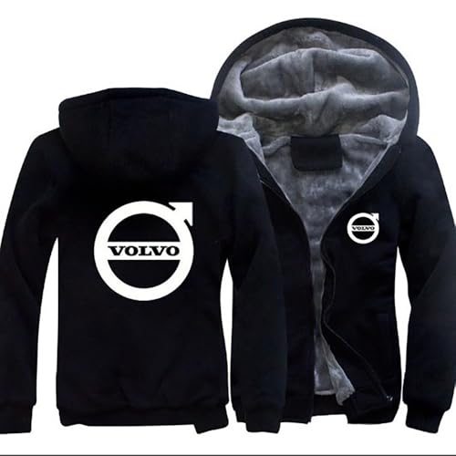NHTZLEMEN Homme Vêtements, pour Volvo V60 2020-2023/Volvo V60 2013-2018 Actif vêtements d'extérieur Confortable Ample Manches Longues avec Poches Manteaux,XL-C