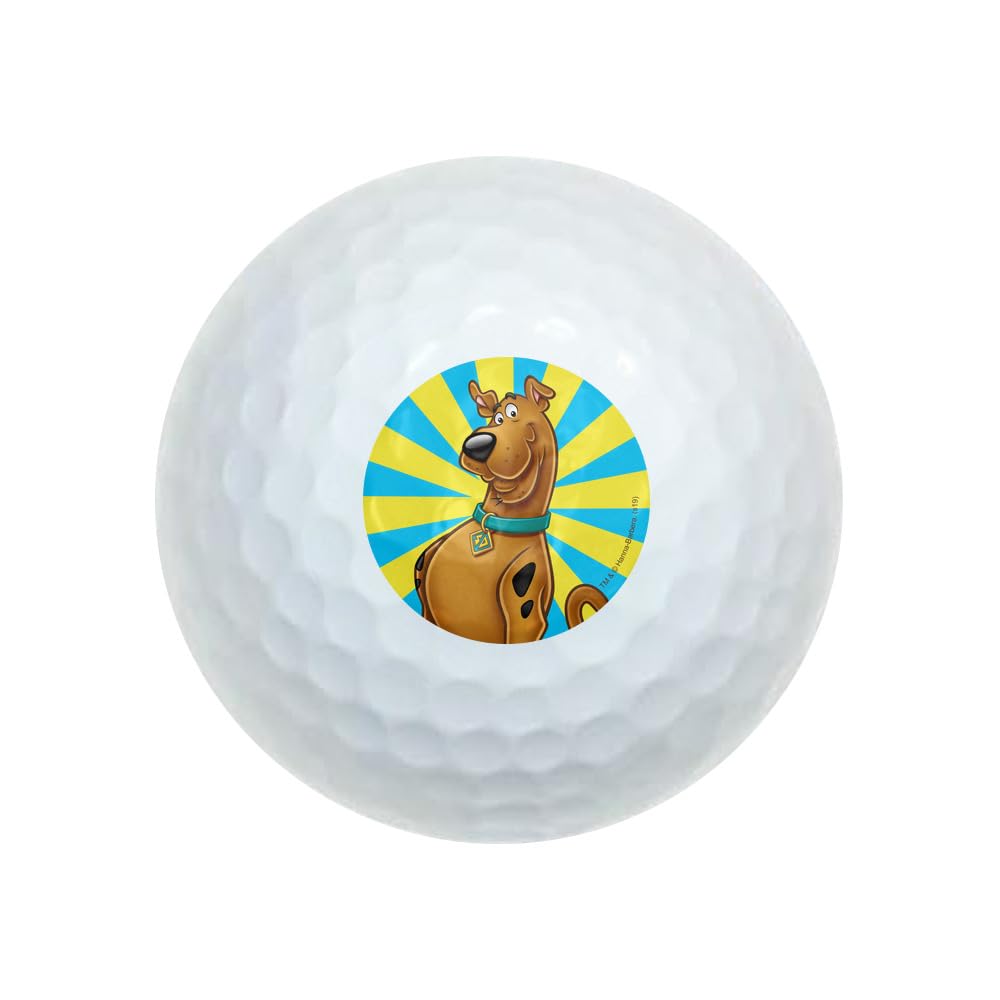 Scooby-Doo Character Wilson Golf Balls 12 Pack, Regulation Size Full Color Premium Golf Balls